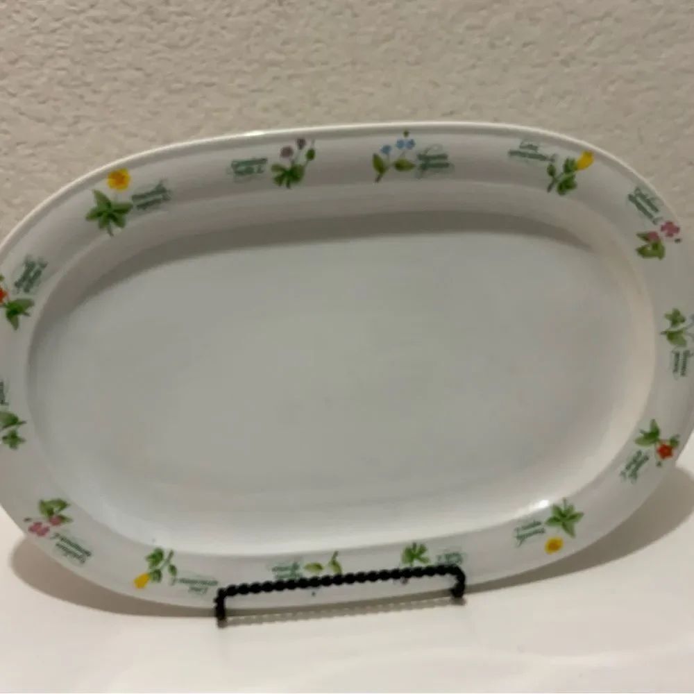Vintage Original Anchor Ovenware Floret Serving Platter 10.25"X 15.75" Japan A12